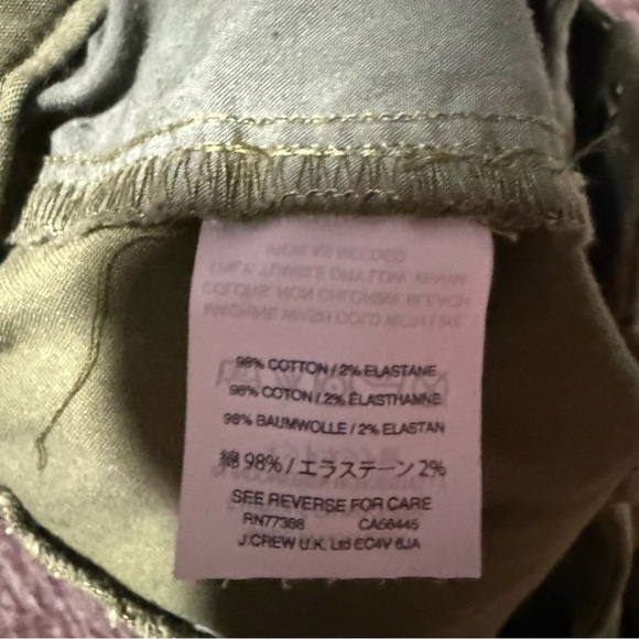 J Crew Mercantile Green Granola Straight Leg Career Chino Pants 4 - Picture 6 of 7